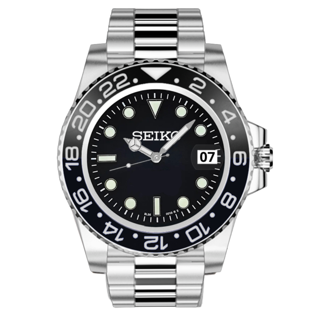 Seiko - GMT BLACK