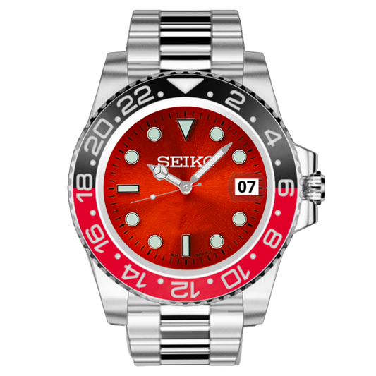 Seiko - GMT RED (Sunstripe)