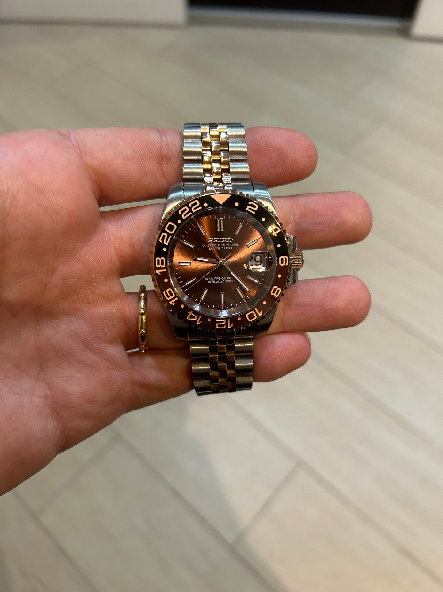 Seiko - GMT BROWN