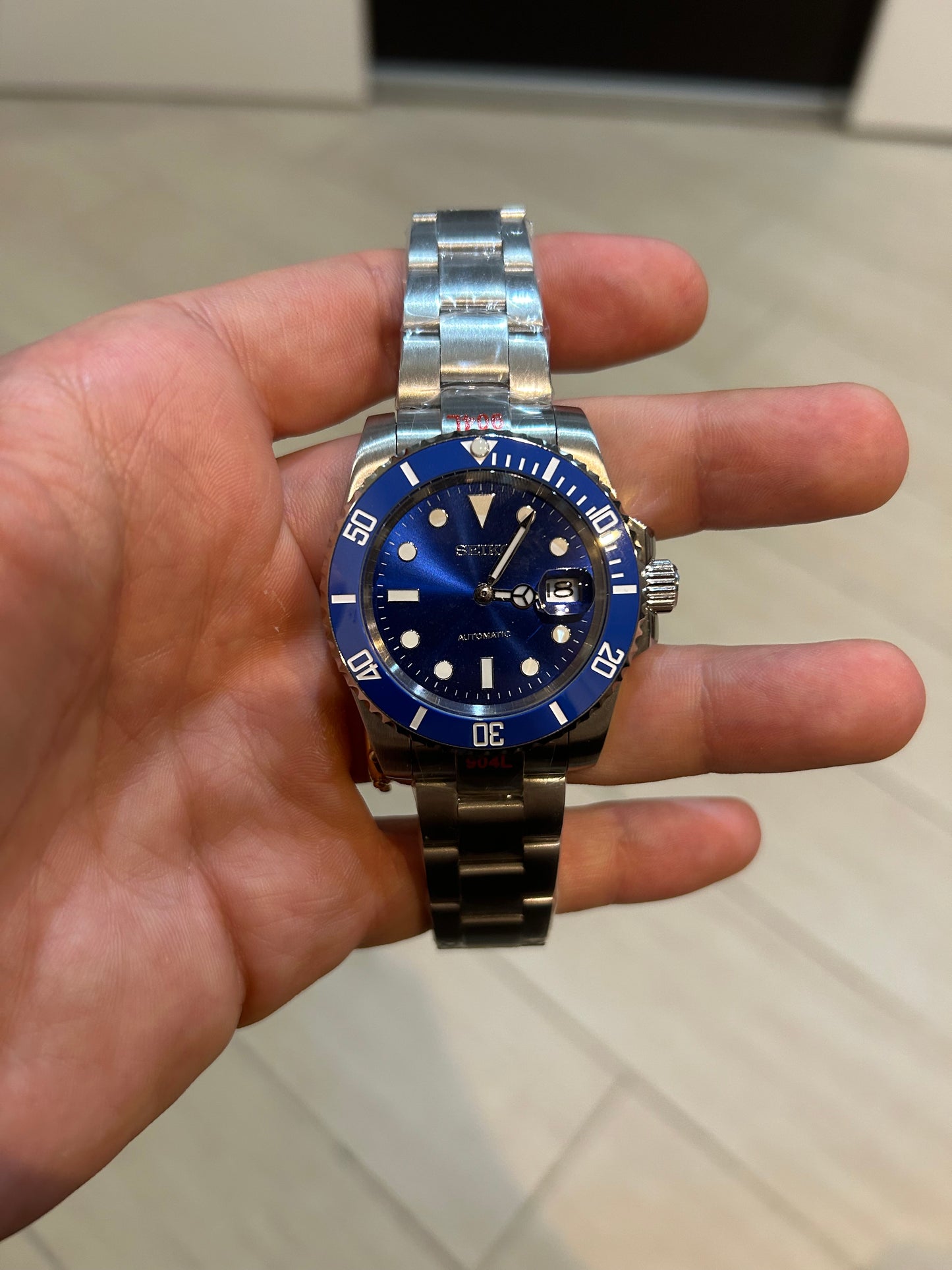 Seiko - GMT BLUE (Sunstripe)