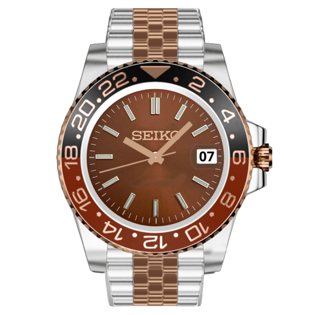 Seiko - GMT BROWN